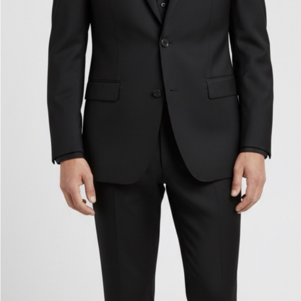 Hart Schaffner Marx Black Men's Suit 42 REG 36 Pants